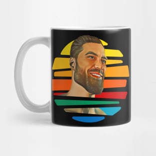 Retro Gigachad Meme Mug